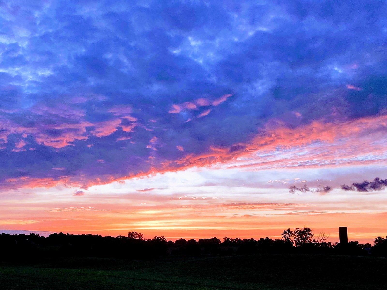 Pink and Blue Sunset